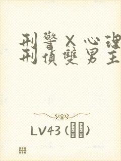 刑警×心理学家刑侦双男主小说