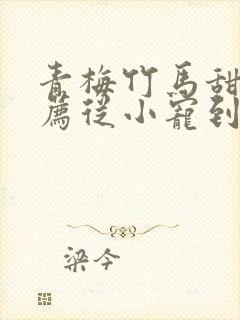 青梅竹马甜文推荐从小宠到大