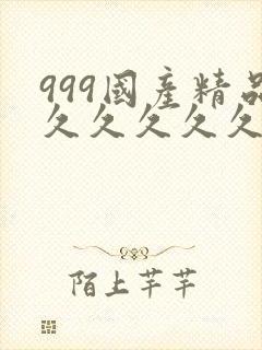 999国产精品久久久久久