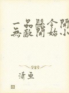 一品县令开局从无敌开始小说免费