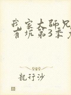 我家大师兄脑子有坑第3季免费观看全集