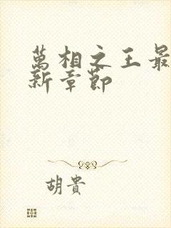 万相之王最快更新章节