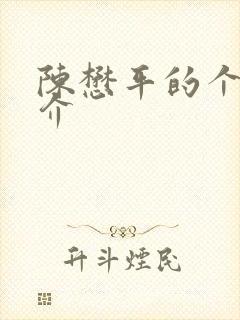 陈懋平的个人简介