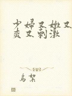 少妇又嫩又紧又爽又刺激