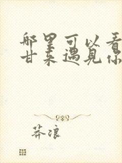 哪里可以看苦尽甘来遇见你