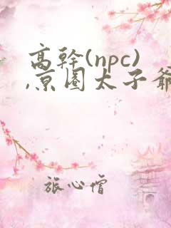 高干(npc),京圈太子爷