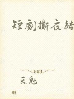 短剧撕夜结局