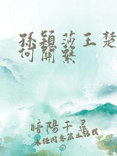 孙颖莎王楚钦是何关系