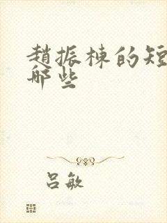 赵振栋的短剧有哪些