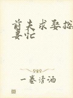 前夫求娶总裁追妻忙