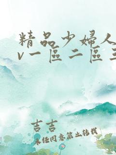 精品少妇人妻av一区二区三区