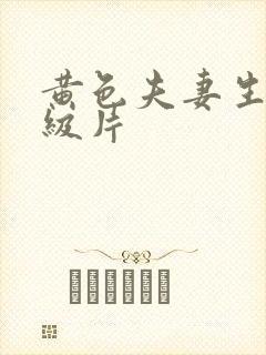 黄色夫妻生活一级片