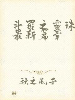 斗罗之灵珠神剑最新篇章