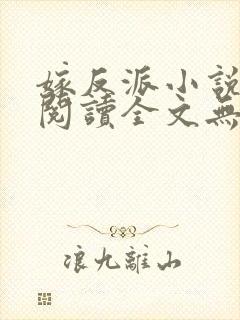 嫁反派小说免费阅读全文无弹窗