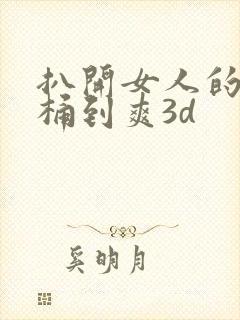 扒开女人的屁股桶到爽3d