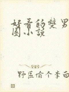 好看的双男主校园小说