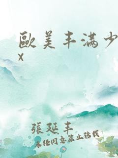 欧美丰满少妇xx