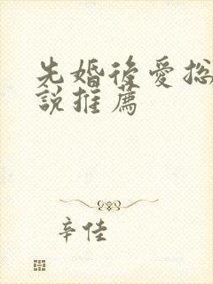 先婚后爱总裁小说推荐