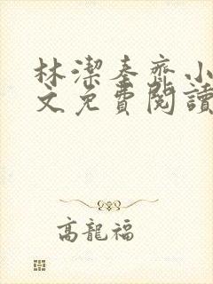 林洁秦齐小说全文免费阅读最新章节