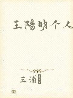 王阳明个人资料