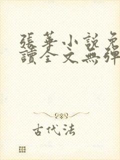 张华小说免费阅读全文无弹窗