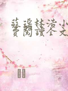 苏瑶林浩小说免费阅读全文最新章节