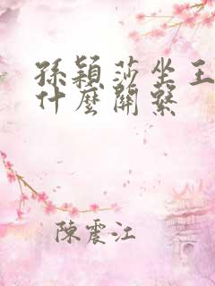 孙颖莎坐王楚钦什么关系