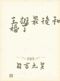 王挺最后和谁结婚了