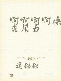 啊啊啊啊操我好爽用力