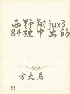 西野翔jux384被中出的人妻