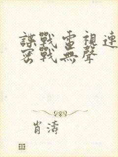 谍战电视连续剧密战无声