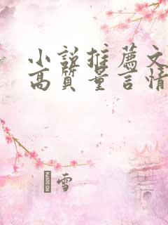 小说推荐文笔好高质量言情小说