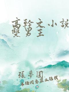 高干文小说推荐双男主