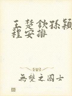 王楚钦孙颖莎赛程安排