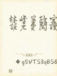 林峰宁欣官场小说免费阅读全文