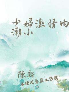 少妇激情肉欲高潮小