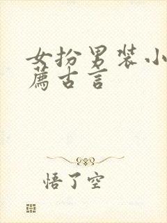 女扮男装小说推荐古言