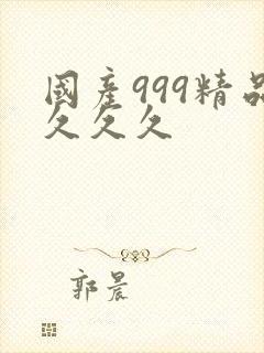 国产999精品久久久