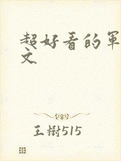 超好看的军婚宠文