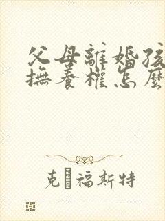 父母离婚孩子的抚养权怎么判定15岁