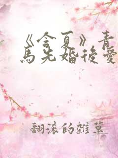 《含夏》青梅竹马先婚后爱