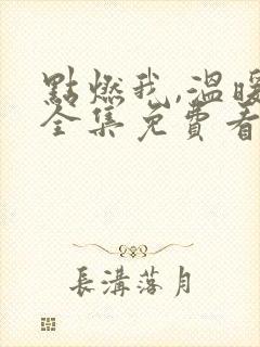 点燃我,温暖你全集免费看