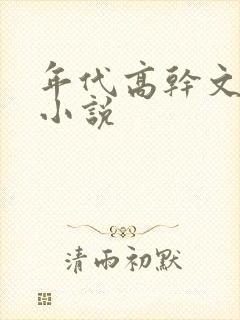 年代高干文京味小说
