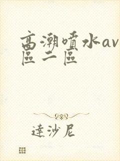 高潮喷水av一区二区