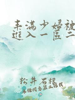 丰满少妇被猛烈进入一区二区