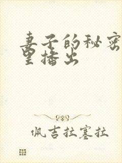 妻子的秘密在哪里播出