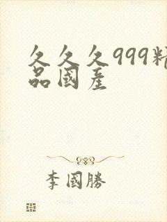 久久久999精品国产