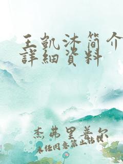 王凯沐简介个人详细资料