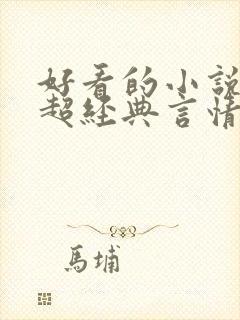 好看的小说推荐超经典言情