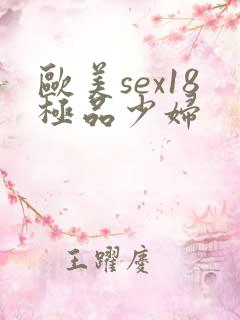 欧美sex18极品少妇